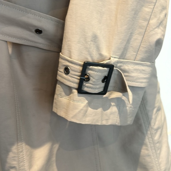 Barney’s New York 3/4 Trench Coat Tan Women Size M - Picture 5 of 16